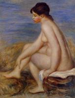 Renoir, Pierre Auguste - Seated Bather